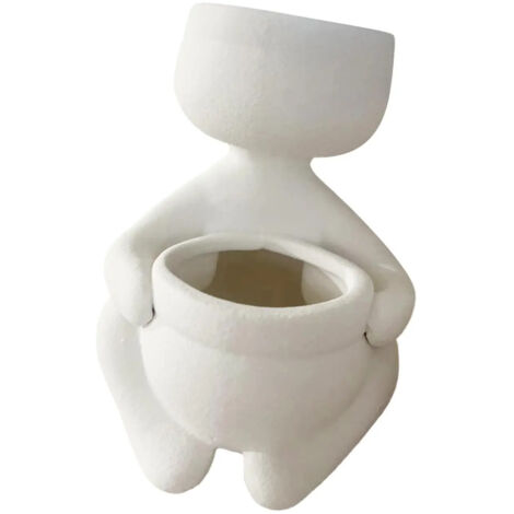 Pot de fleurs en résine, cadeau, motif grenouille fait main, couleur (1/5)