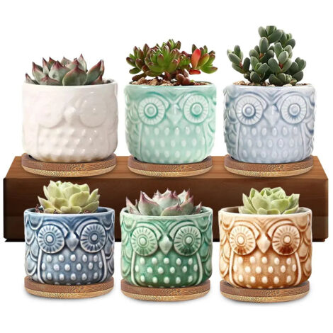 Pot de fleurs rectangulaire allongé en plastique avec arrosage automatique (1/5)