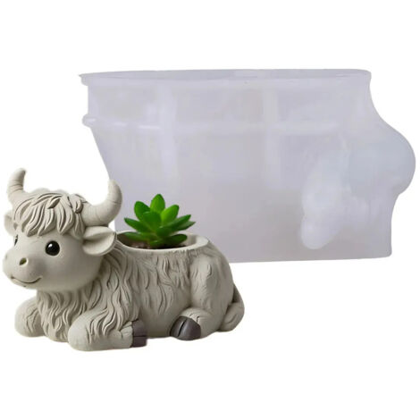 10 soucoupes, plateaux et pot de fleurs gris (1/5)