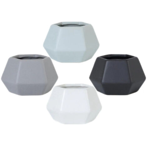 pots de fleurs en verre de style nordique avec bulles (1/5)
