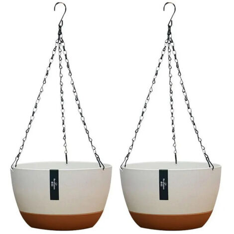 Plateau pour pot de fleurs avec bac à eau 19 cm (1/5)