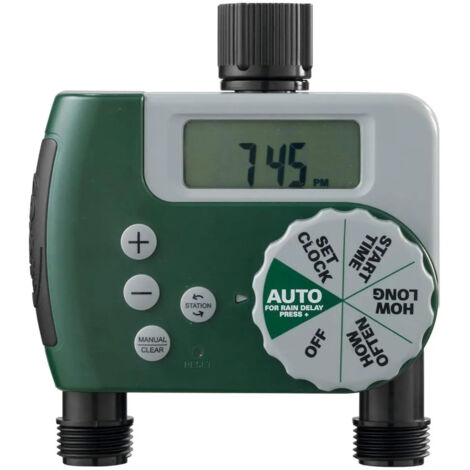 Minuteur numrique Orbit 58910 avec 2 sorties LCD pour lirrigation