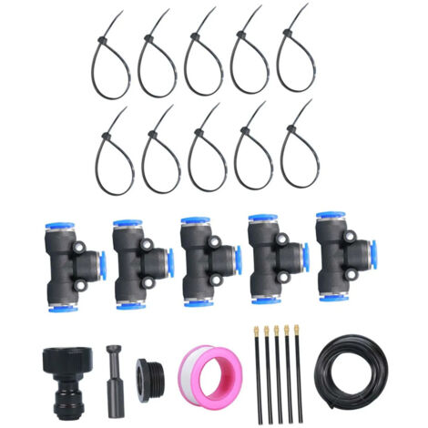 Systme dirrigation goutte goutte flexible et rglable pour ensemble de 5 m (1/5)