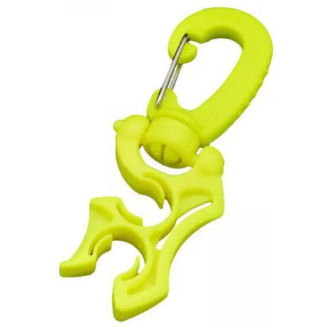 clips pour tuyau de plonge sousmarine tuba gilet stabilisateur double jaune (1/5)