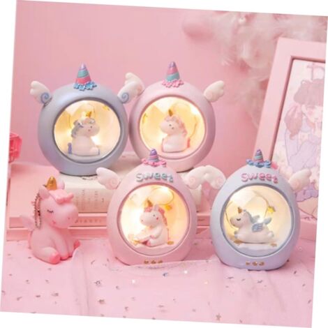 Kit De Peinture Lampe Licorne Herefun – Veilleuse 3D, Peintures, Pinceaux, Autocollants, Pour Enfants 4-12 Ans
