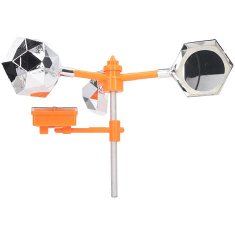 Rpulsif solaire sonore pour oiseaux blanc rotation 360 (1/5)