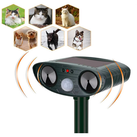 Rpulsif ultrasons pour chats avec dtecteur de mouvement et dflecteur (1/5)