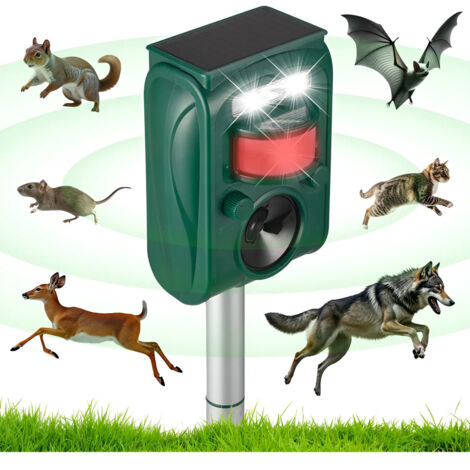 Rpulsif solaire ultrasonique pour animaux tanche IP65 (1/5)