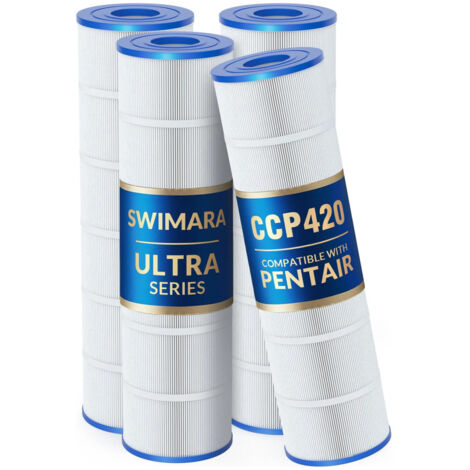 Lot de 4 cartouches filtrantes pour piscine de 420 pieds (1/5)