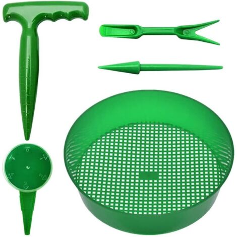 Lot de 5 tamis de sol pour mélanger et tamiser efficacement le sol, pour (1/5)