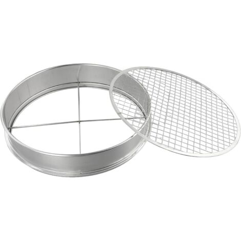 Tamis de jardinage en acier inoxydable avec 5 inserts en maille pour (1/5)