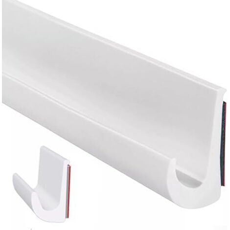 Gouttière en forme de J avec dos autocollant pour drainage du toit sur les