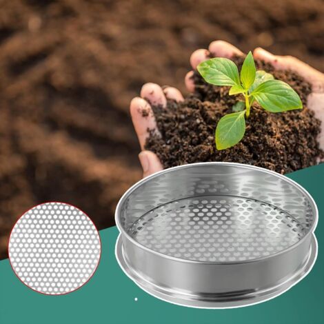 Tamis de jardin robuste 6712 mm pour une séparation rapide du sol et des (1/5)