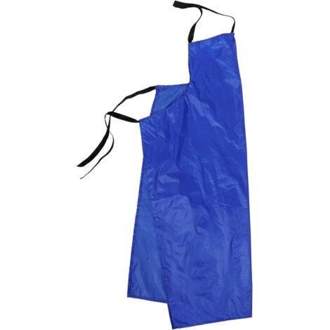 Manches imperméables pour tablier de cuisine, grande taille, bleues (1/5)