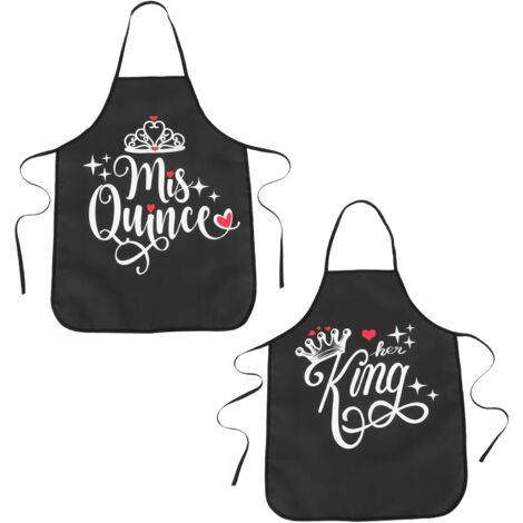 Ensemble de tabliers pour couples pour la Saint Valentin, imperméables et (1/5)