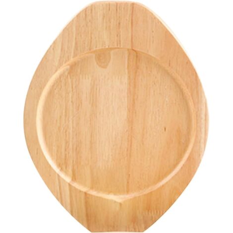 Dessous de plat ovale en chêne, isolant thermique, pour casseroles et (1/5)