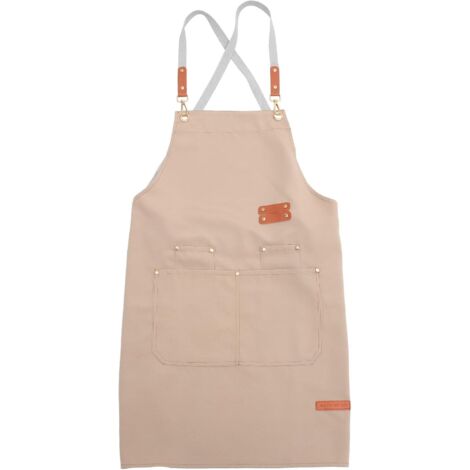Tablier de cuisine imperméable en toile pour femmes, ajustable pour la (1/5)
