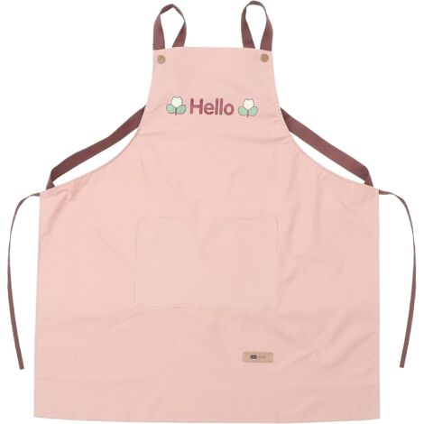 Tablier de cuisine imperméable et résistant à l'huile pour femme avec poche (1/5)
