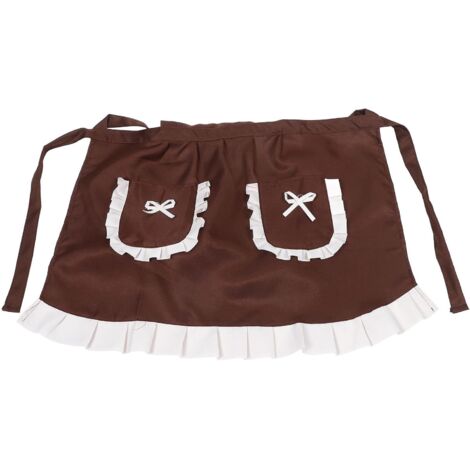 Tablier de soubrette de style japonais pour adultes, résistant à l'huile. (1/5)