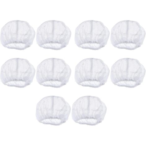 Lot de 10 toques de chef unisexes, ajustables et respirantes, pour la (1/5)
