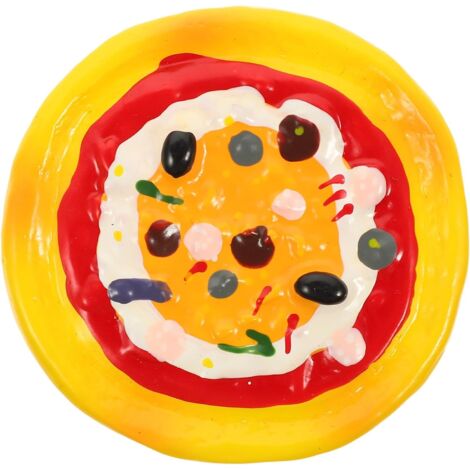 Aimant de réfrigérateur 3D réaliste en résine, inspiré des pizzas (1/5)