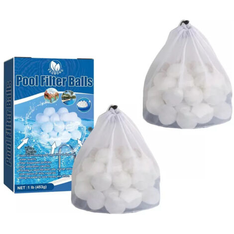 Boules filtrantes pour piscine 453 g filtre lger pour piscine (1/5)