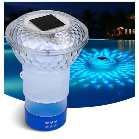 Pour Flotador De Cloro Con Luces Solares Xy (1/5)