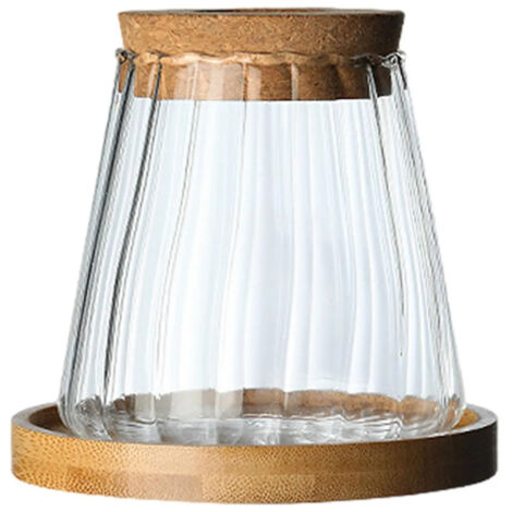 Jarrn Para Plantas Hidropnicas Jarrn De Vidrio Con Bande (1/5)