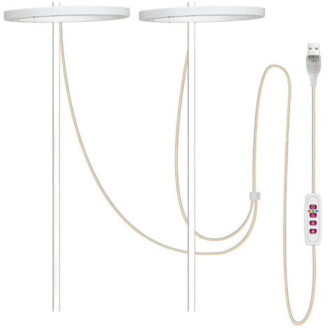 Lámpara Led élèvent la lumière pour les plantes de 2 Cabezas naturel (1/5)