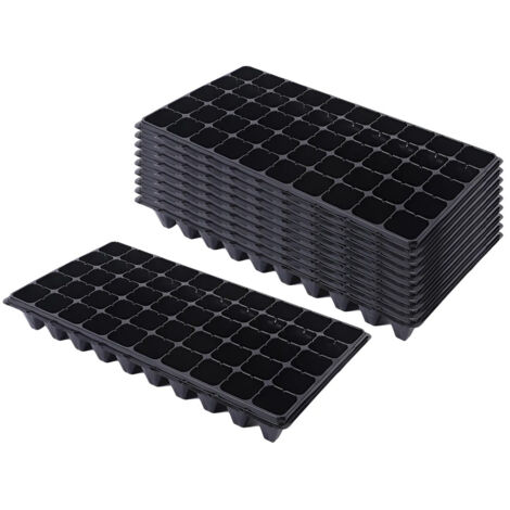 10x Bandejas Para Plantulas De Vivero, Bandejas De 80g (1/5)