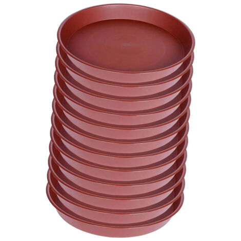 12x 11.81 Pulgadas Bandeja De De Planta Para Macetas Rouge (1/5)