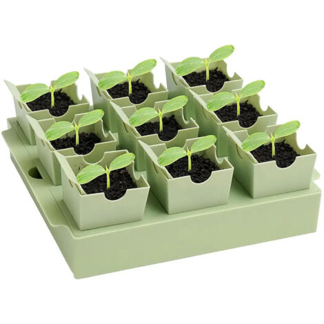Bandejas De Inicio Para Siembra Mini Invernadero Kit Germina (1/5)