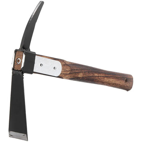 Rteau manuel acier au carbone bois houe de jardin (1/5)