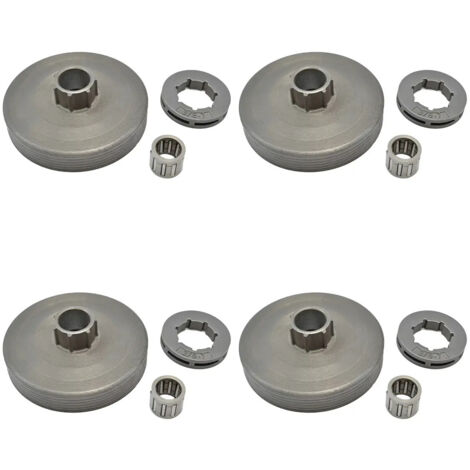 Roue dente 4x 387t avec tambour pour trononneuse (1/5)
