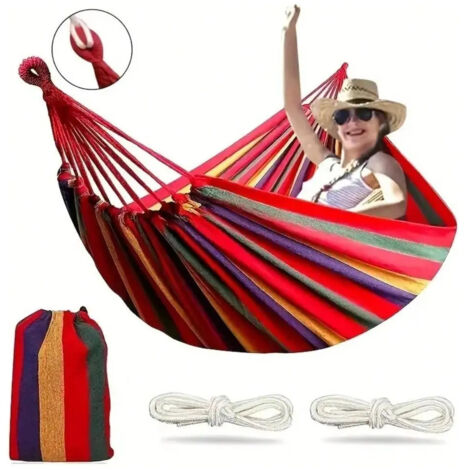 Hamac en toile avec colombio pour le camping en plein air (1/5)