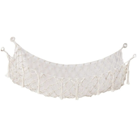 Hamaca De Juguete De Felpa Hamaca Tejida A Mano Con Blanco (1/5)