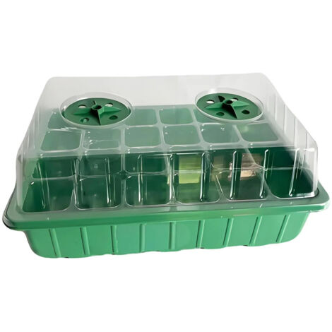 Bandeja Para Germinación De Plantas Con Tapa Y Verde (1/5)