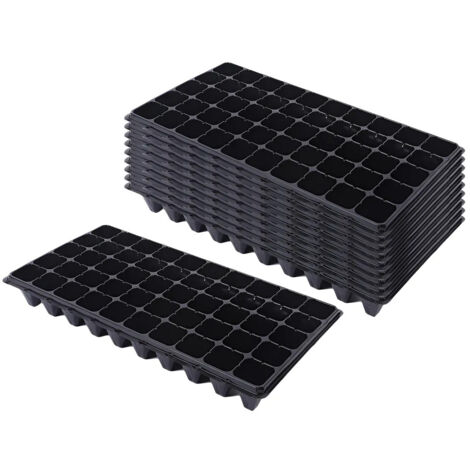 10x Bandejas De Plantes De Vivero Bandejas De 80g (1/5)