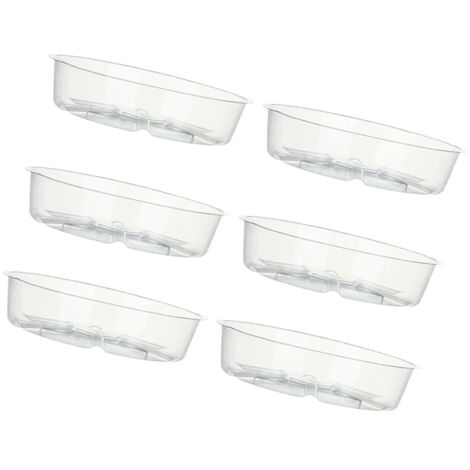 Platillos Transparentes Para Macetas, 6 Unidades, Para Plant (1/5)