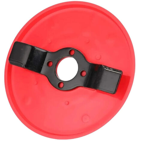 Plaque de protection rouge professionnelle avec tte de tondeuse (1/5)