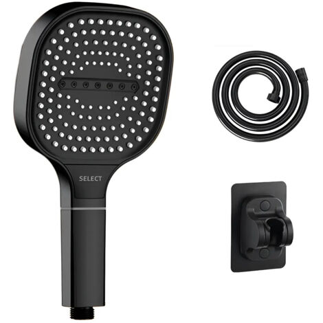 Accessoires de salle de bain pour douchette main grand format 3 modes (1/5)