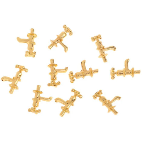 Ensemble de 10 accessoires de robinet en mtal pour jouets lchelle 112 (1/5)