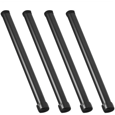 Flexible de douche extensible noir 30 cm de long 4 tubes (1/5)