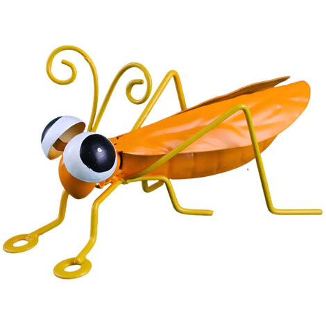Clture paysagre jaune en forme de bonsa de homard en fer (1/5)