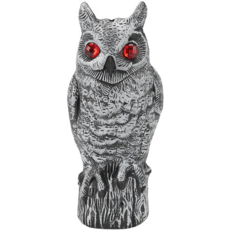 Statue de hibou dcoration antioiseaux (1/5)