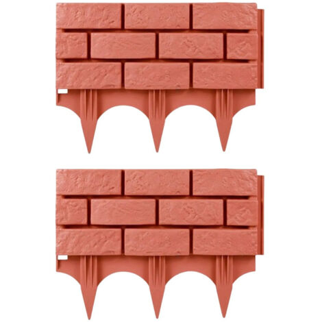 Bordure de jardin en 2 pices avec piquets sans creuser (1/5)