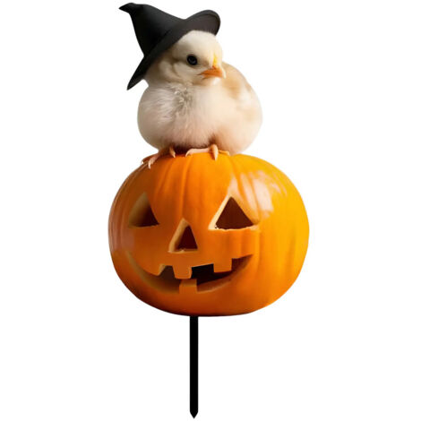 Panneau dHalloween en forme de piquet de jardin pour le sondage (1/5)