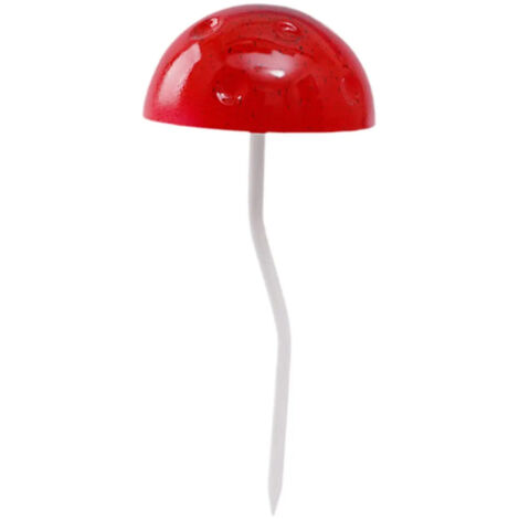 Piquet en fer pour la dcoration de jardin rouge lgant (1/5)