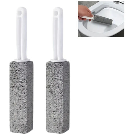 Brosse de toilette en pierre ponce 2 units nettoyage (1/5)