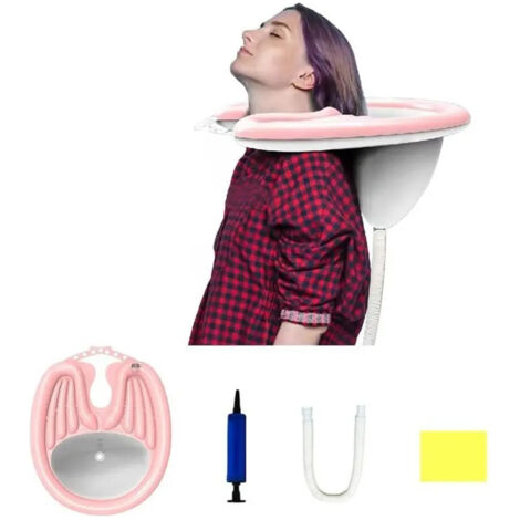 Lavabo portable pour se laver les cheveux bac shampoing et tr (1/5)